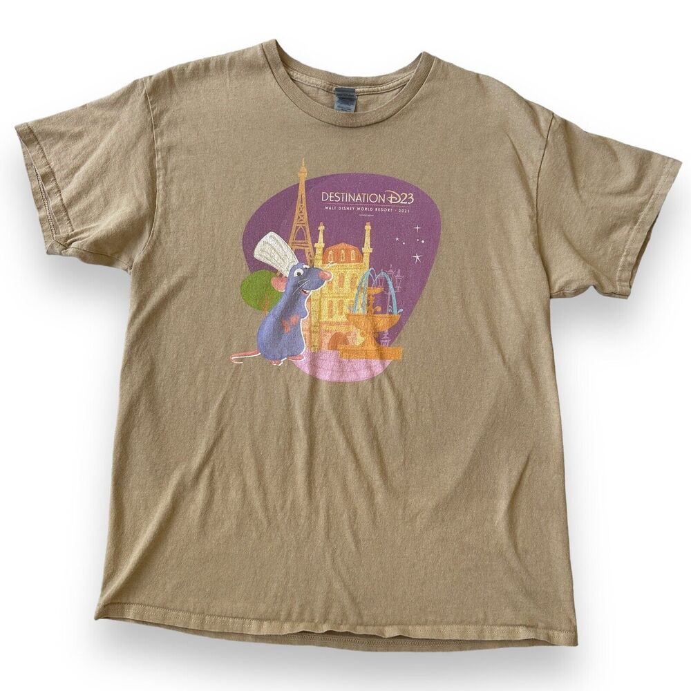 Destination D23 Remy's Ratatouille Adventure Epcot Shirt Disney World Large 2021